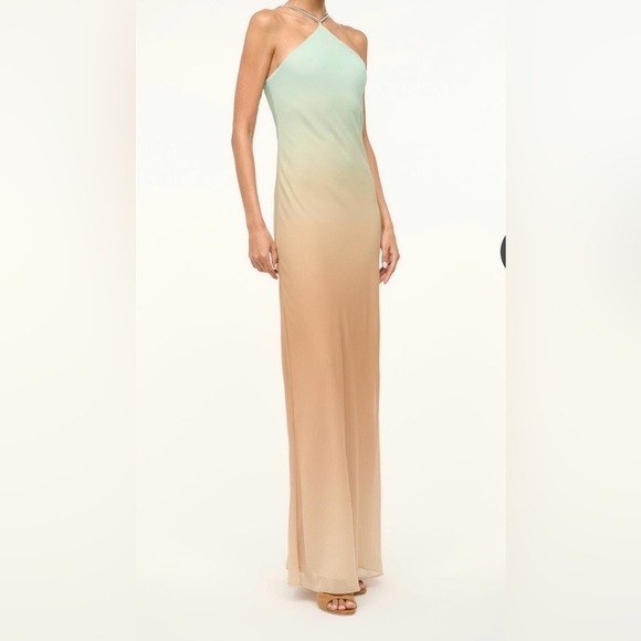 STAUD CADENCE DRESS CARIBBEAN OMBRE NWT - Picture 4 of 17